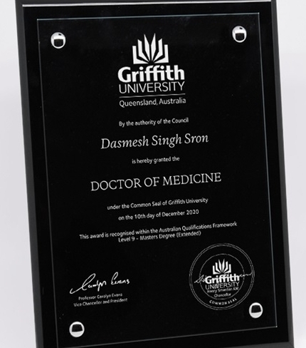 griffith uni lab coat