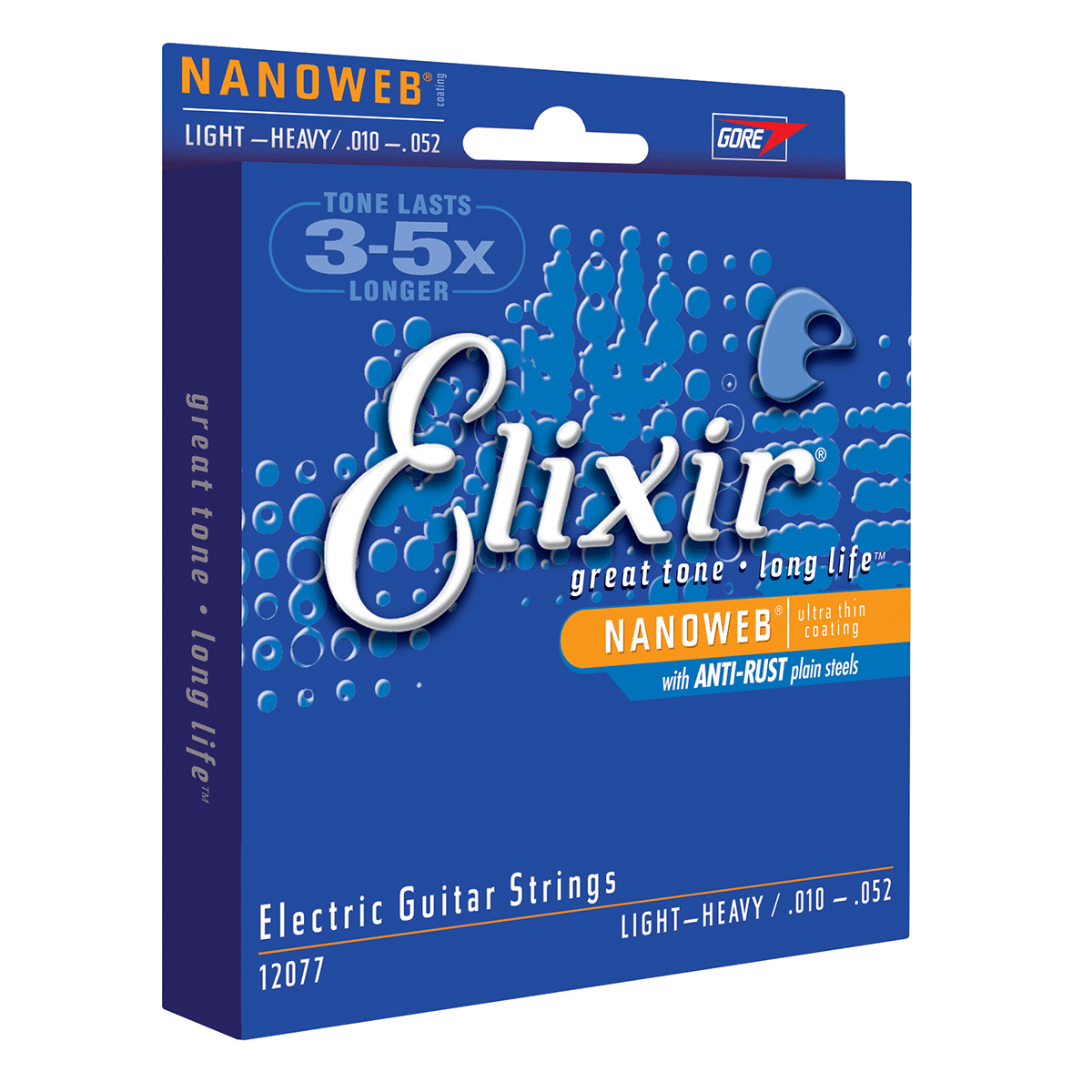 Elixir Guitar Strings Electric Nanoweb Light Heavy 10 52 School