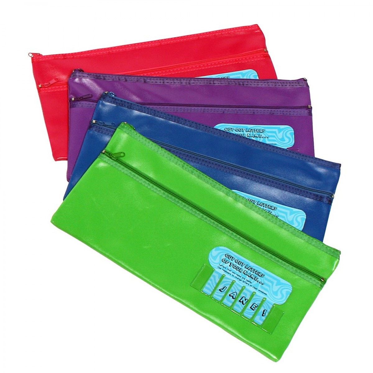 Pencil Case PVC 325x165mm Name Single Marbig School Locker
