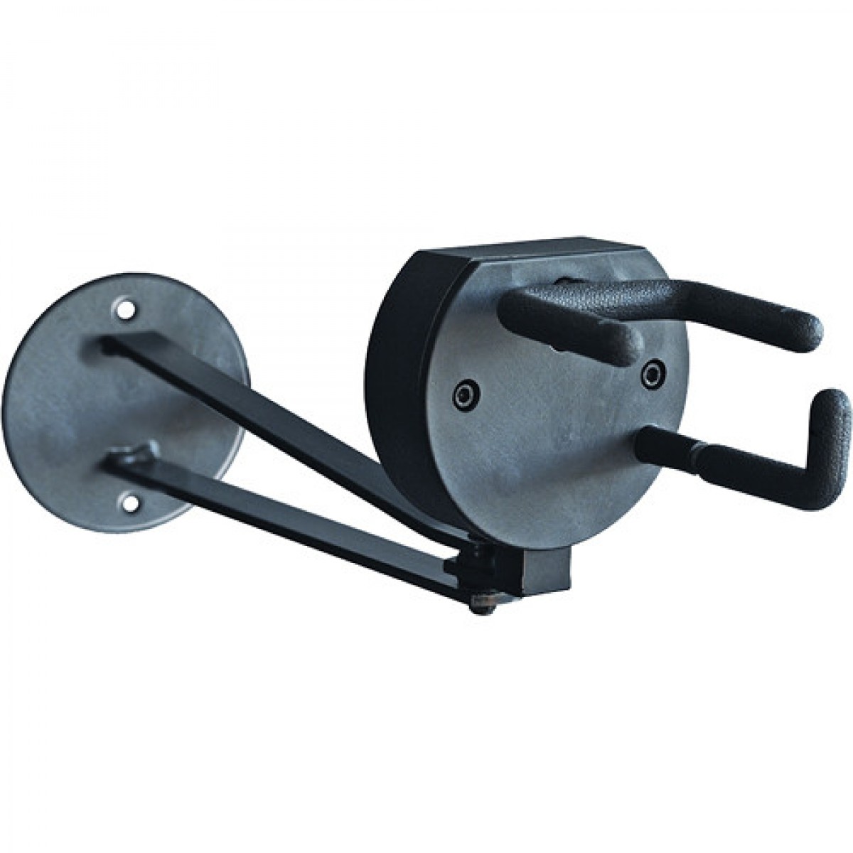 Quik Lok GS501 Guitar WallMount Long w/SelfLock Yoke Device Blk