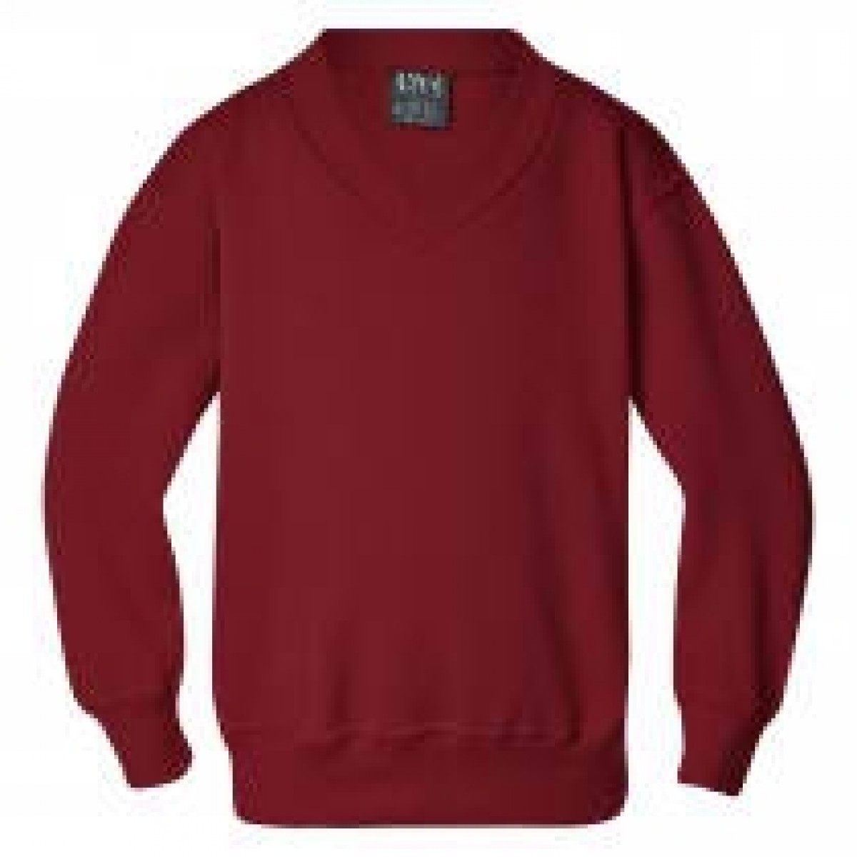 LWR Jumper Fleece VNeck Dark Maroon School Locker