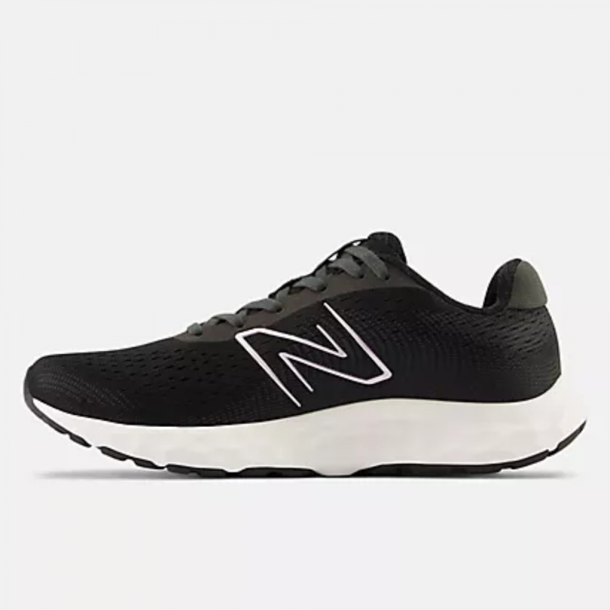 New Balance Womens 520 v8 B Blk Wht School Locker