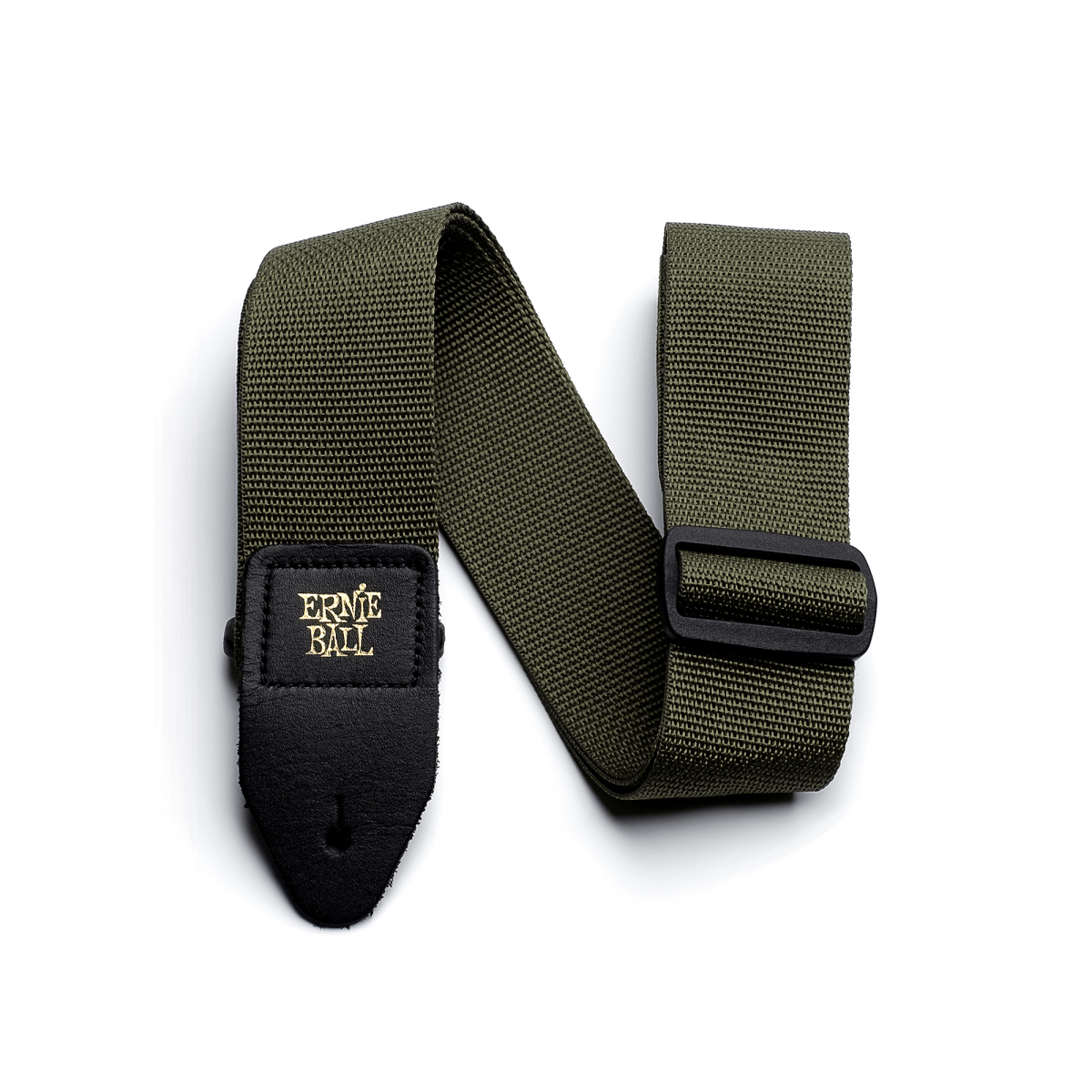 Ernie Ball Guitar Straps Polypro Olive School Locker