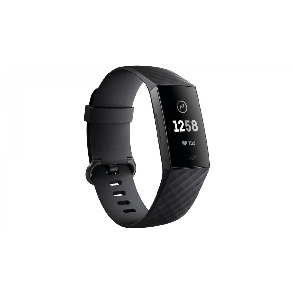 Fitbit Charge 3 Fitness Tracker Graphite Black School Locker