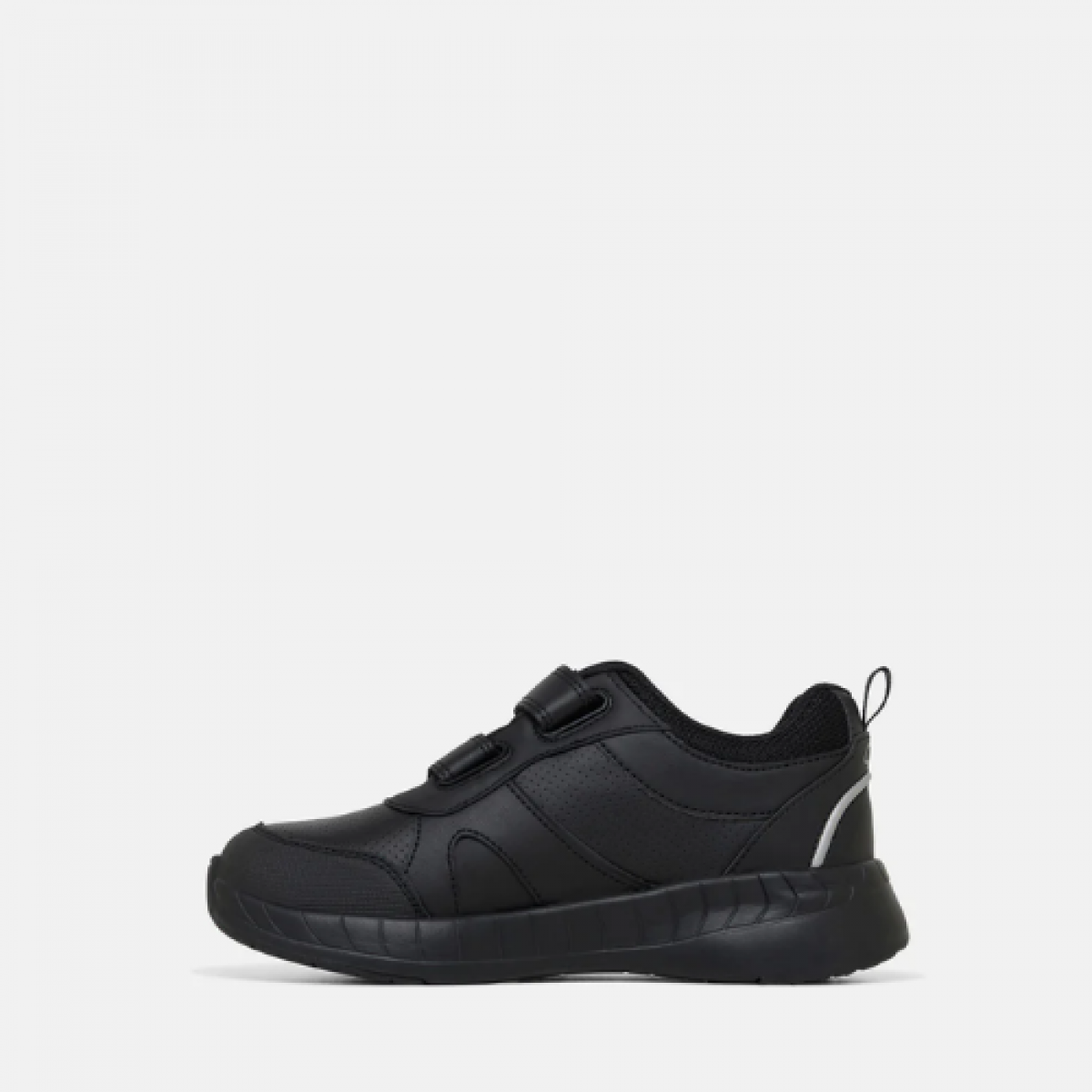 Clarks Velcro Hustle Youths Black School Locker