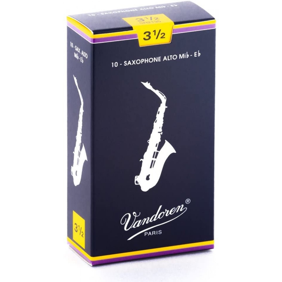 Vandoren Alto Sax Reed Traditional 10pk Grade 3.5 School Locker