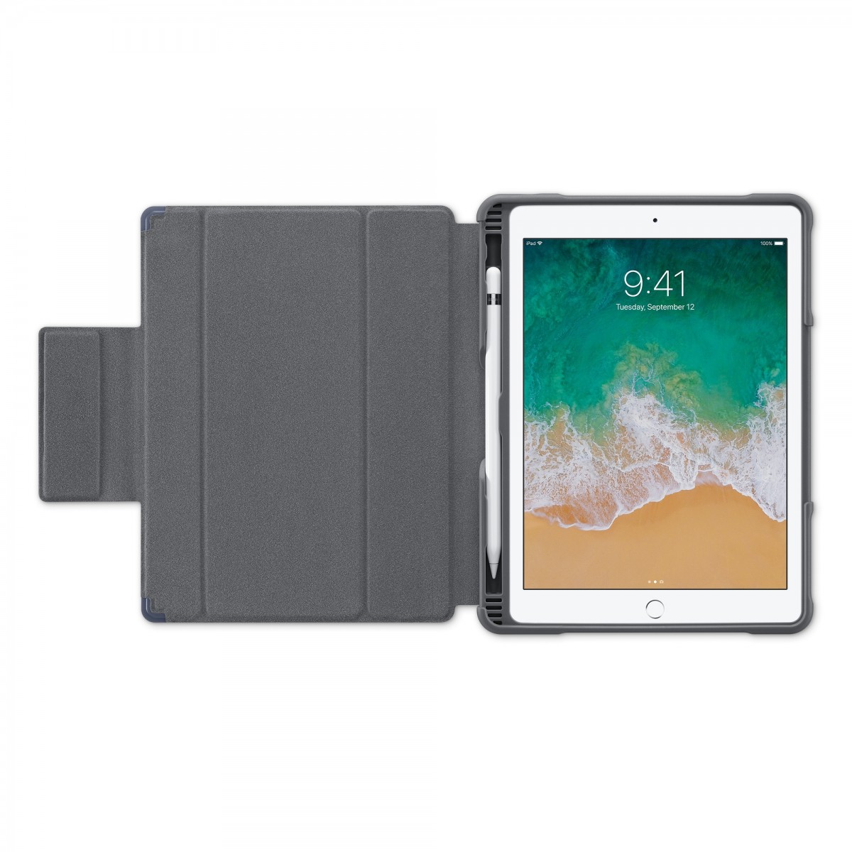 STM Dux Plus (iPad 6th Gen) with Pen Slot - Midnight Blue - School Locker