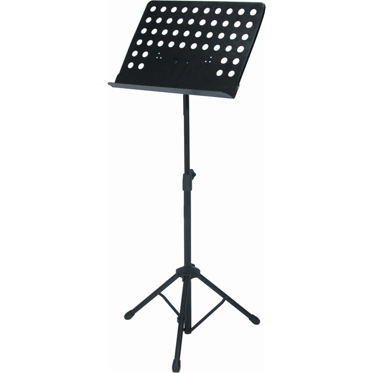 Quik Lok MS330 Sheet music stand w/perforated metal desk Black