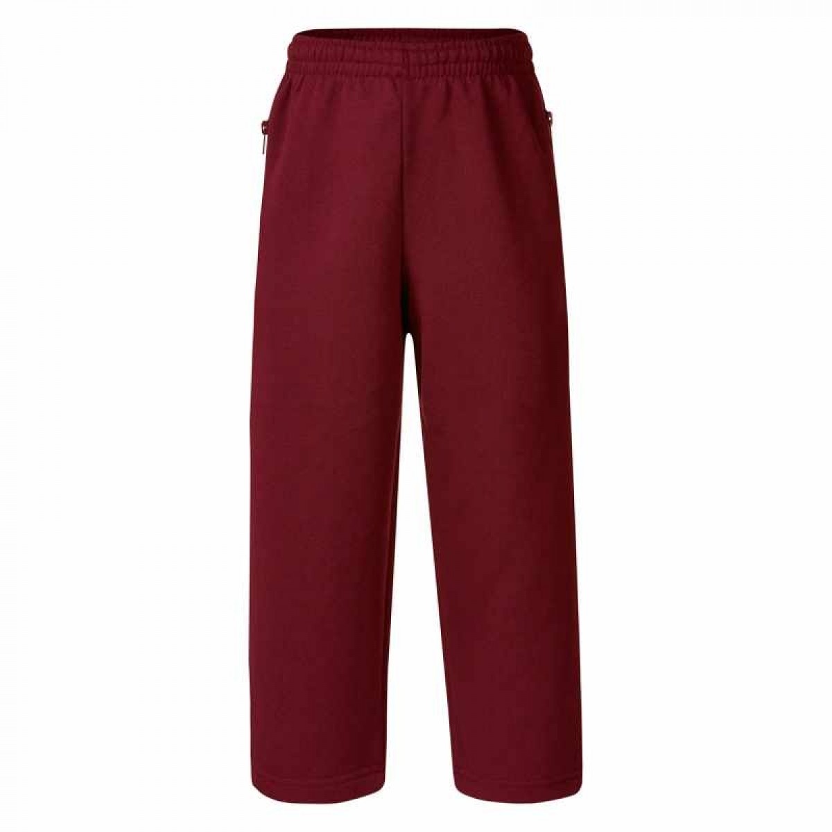 Boyle Fleecy Straight Leg Track Pant Dark Maroon School Locker