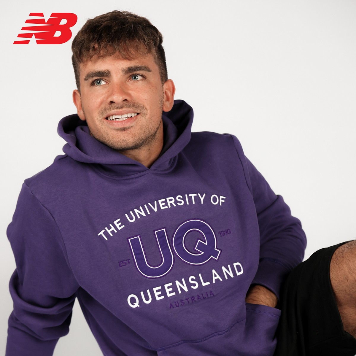 Purple school hoodie top