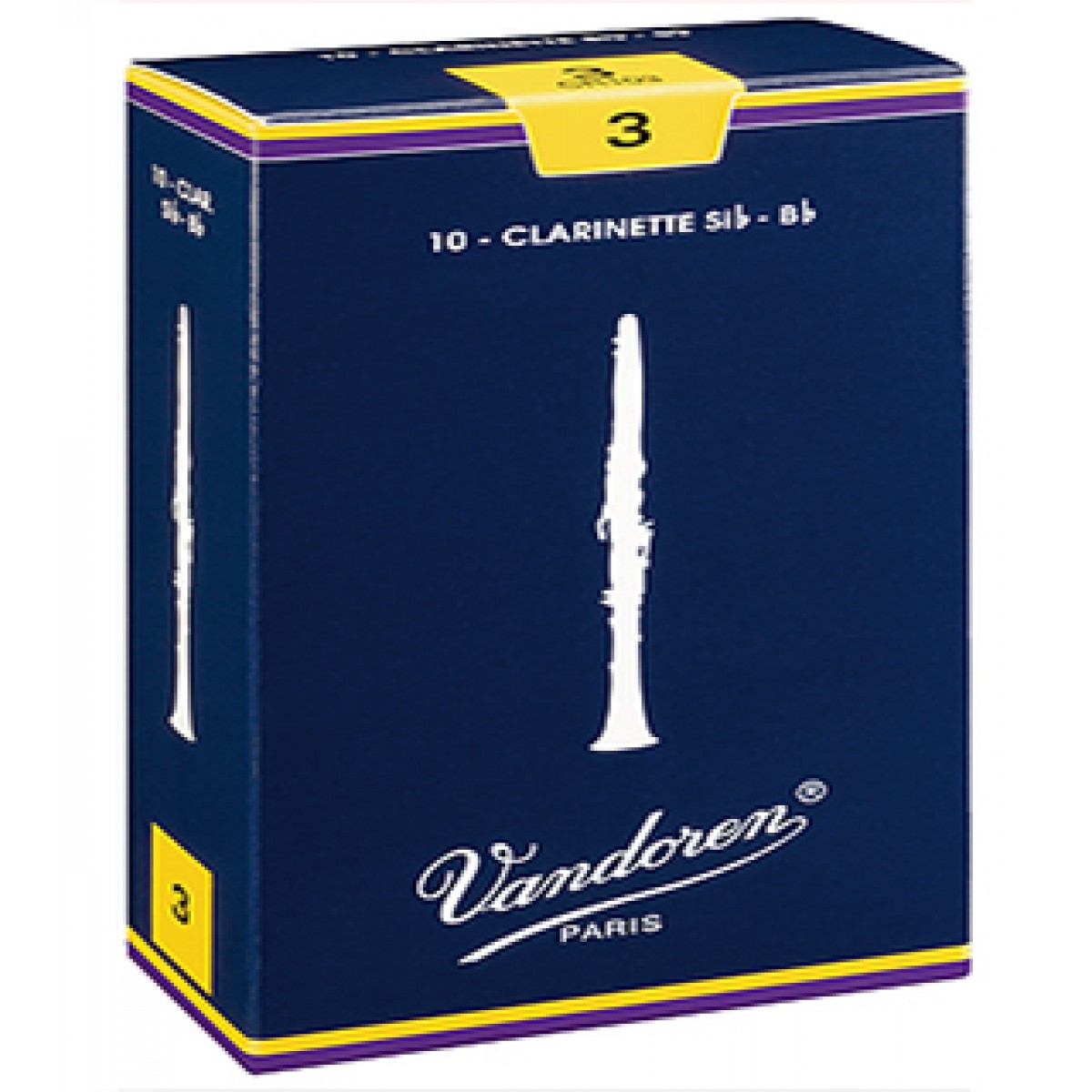 Vandoren Reed Card of 3 Grade 2 School Locker