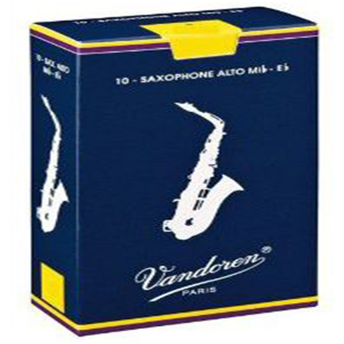Vandoren Alto Sax Reed Card of 3 Grade 2.5 School Locker