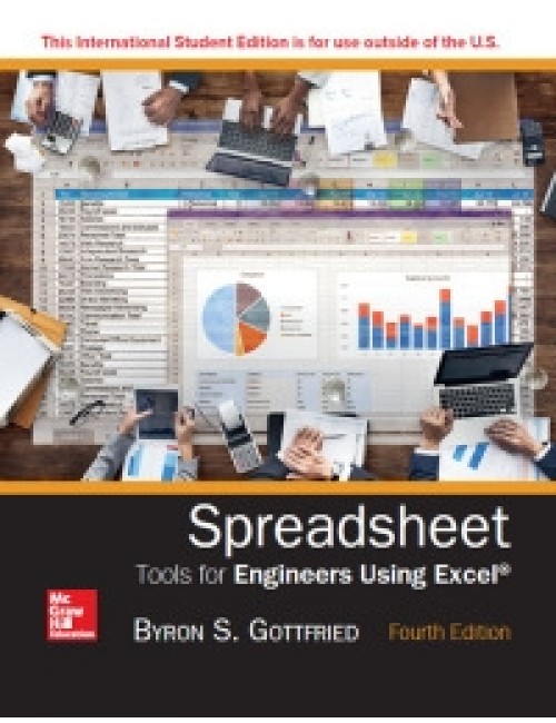 Mcgraw hill ise ebook online access for spreadsheet tools for engineers