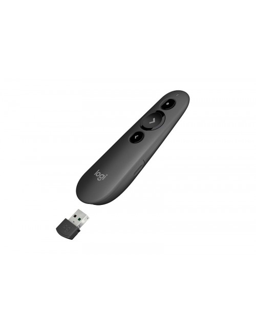 Logitech R500 Laser Presentation Remote Graphite School Locker