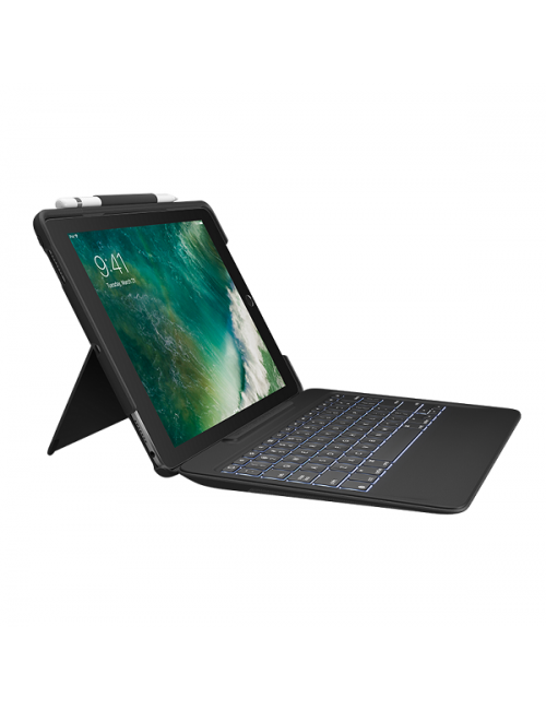 Logitech Slim Combo Keyboard Folio iPad Pro 10.5in - BLK - The School