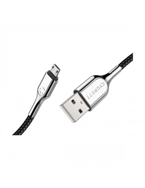 Cygnett Armored 2.0 USB C To USB A Charge Sync Cable Black CY2682PCUSA
