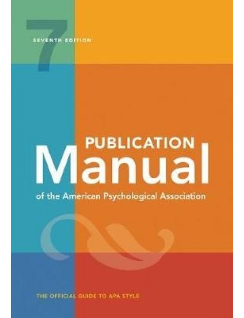 American Psychological Association Publication Manual of