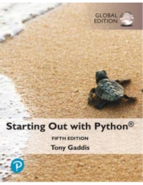 Pearson Education ebook Starting Out with Python, Global Edition 5E ...