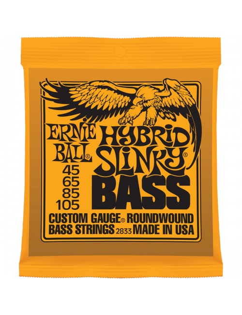 Ernie Ball Bass Strings Electric 45/105 Hybrid Slinky School Locker