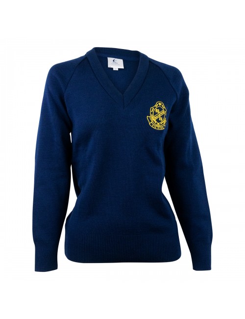 Jumper Wool Navy Uniforms Macarthur Girls High School (Parramatta