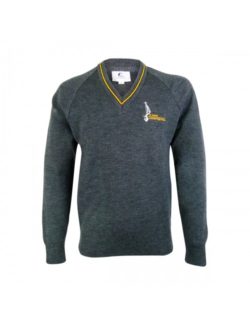 Grey jumper clearance school