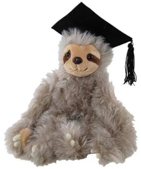 Graduation 2025 sloth plush