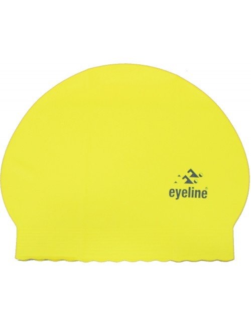 Yellow outlet swimming cap