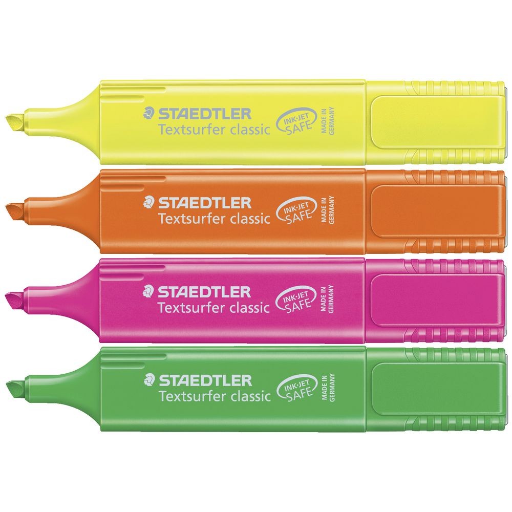 Staedtler Highlighter Textsurfer Set 4 School Locker