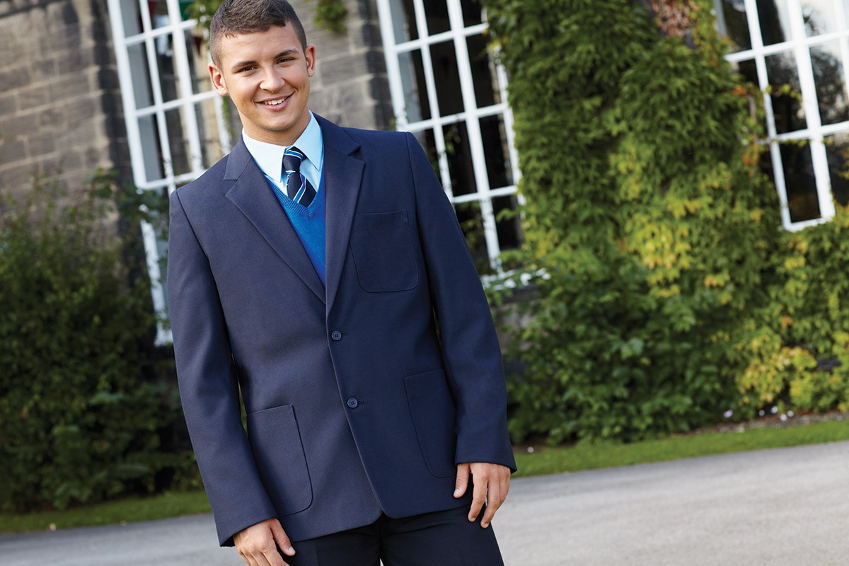 Boys Easy Care Blazer Navy Schoolwear Apparel Shop By