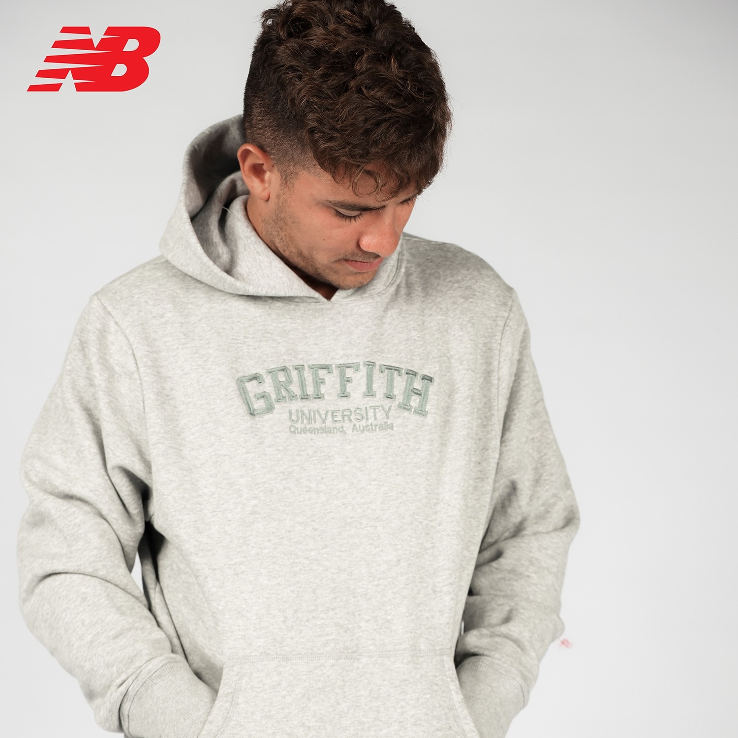 Grey jumper sale hoodie