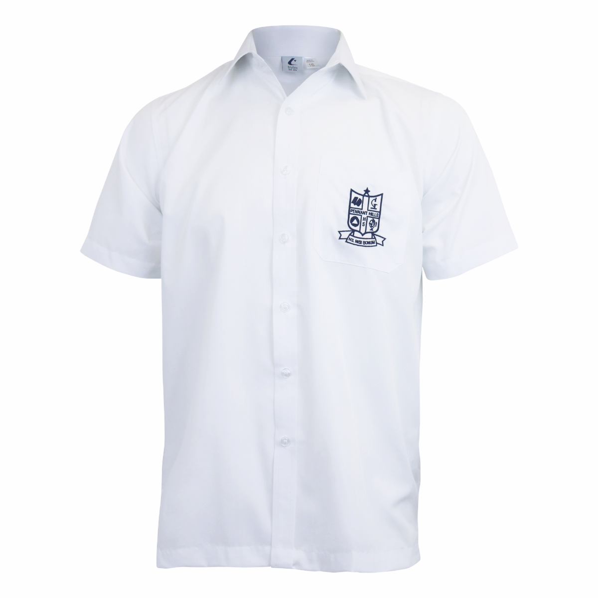Shirt Short Sleeve White - School Locker