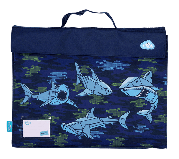 Library Bag - Robo Shark Library Bag - Robo Shark