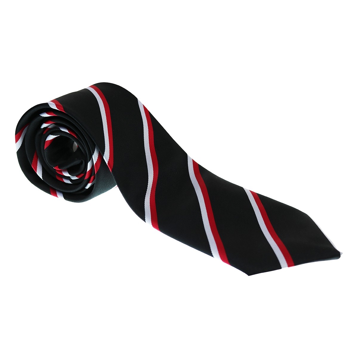 Tie Black with Stripes (Junior) - School Locker