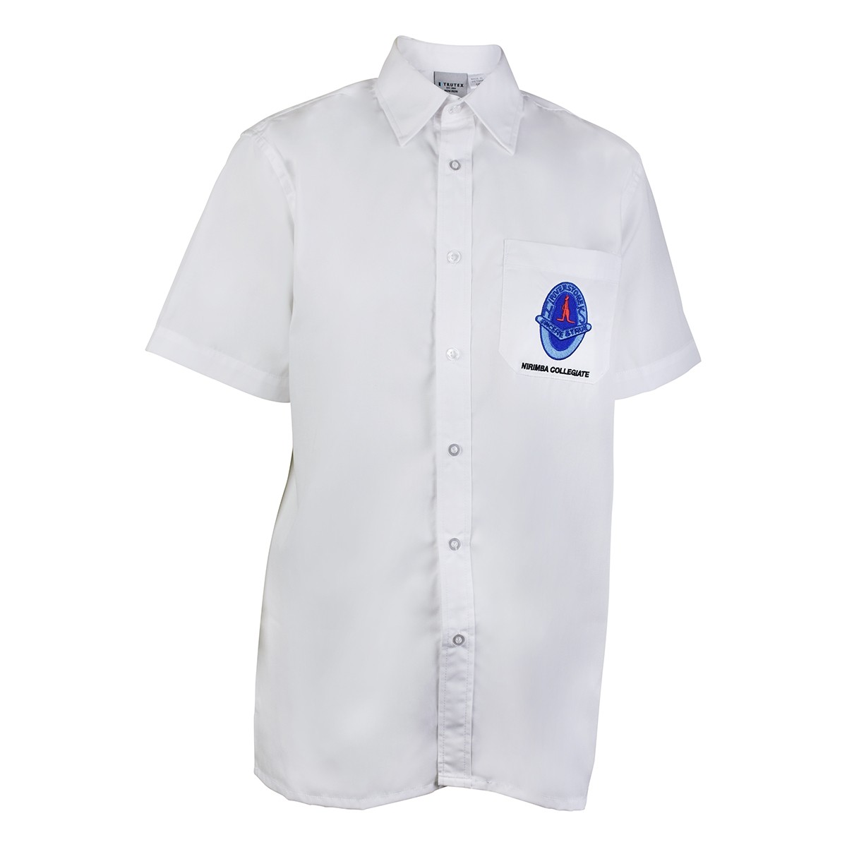 Shirt Short Sleeve White Boys (Senior) - School Locker