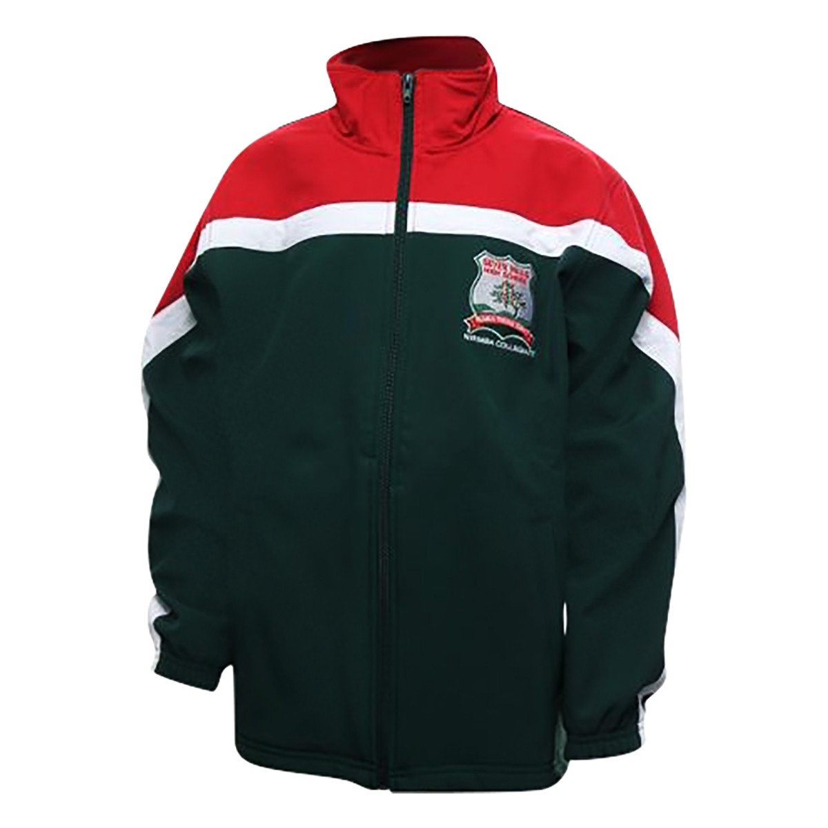 Jacket Soft Shell Bottle Green Red School Locker