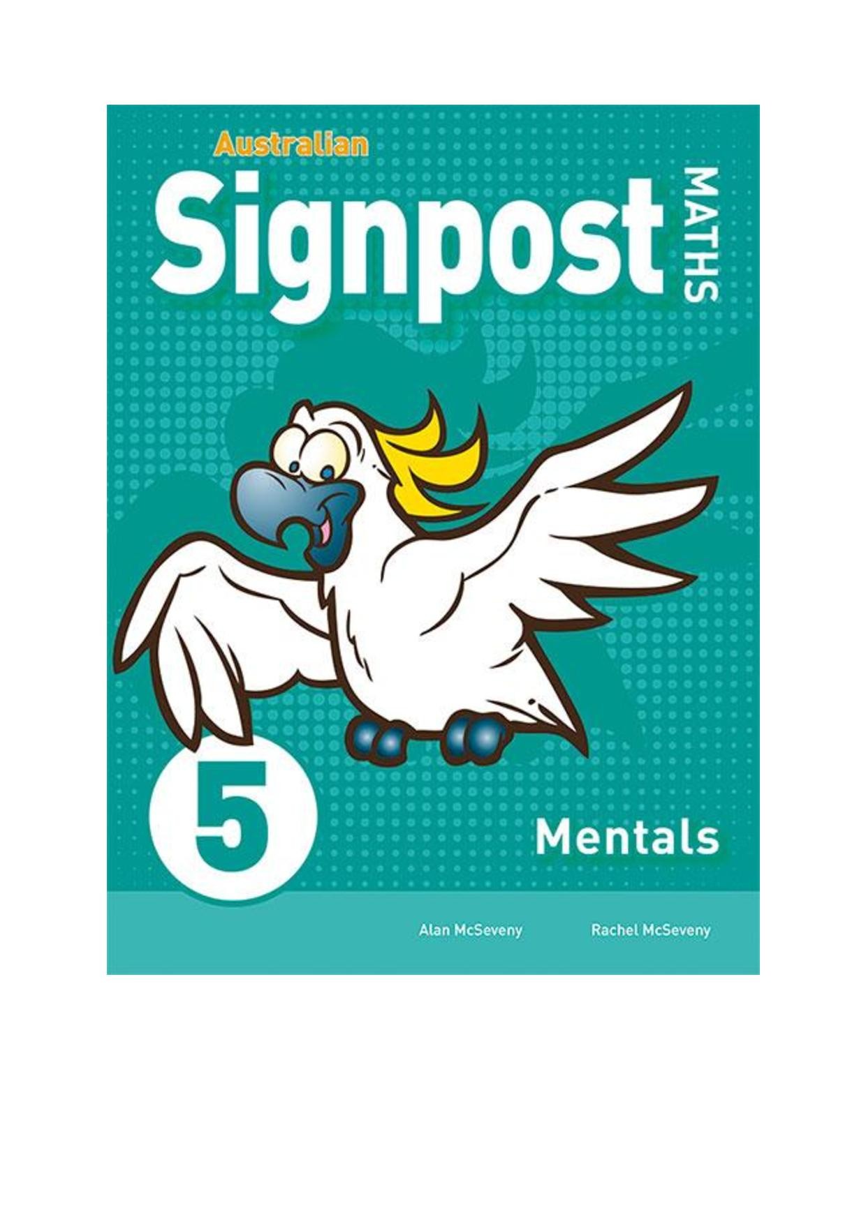 Australian signpost maths 3rd ed mentals bk 5 school locker