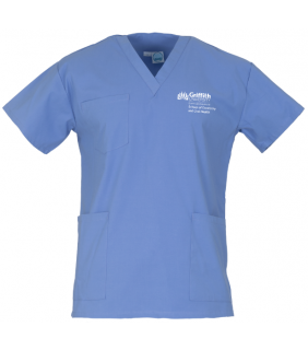 GU Dentistry Scrub Top Ceil Blue