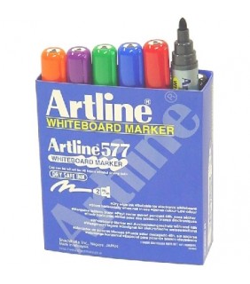  Whiteboard Marker Artline 577 Single Asst Colours