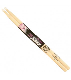 ON-STAGE AMERICAN HICKORY/WOOD TIP 5A DRUM STICKS