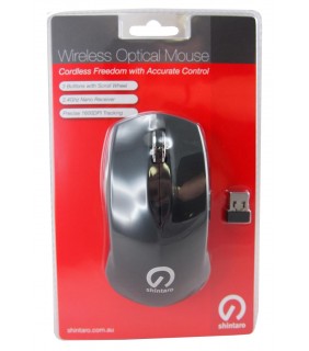 Mouse Shintaro Wireless Optical 2.4GHZ Nano Receiver