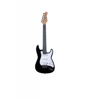 Eko ST-100 3/4 Size Black Electric Guitar 