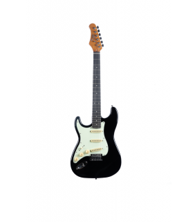 Eko ST-300 Black Left Hand Electric Guitar