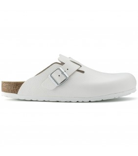 Birkenstock Boston Leather Wht R