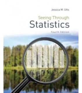 Cengage Learning ebook Seeing Through Statistics 4E