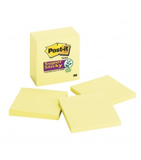  Post-It Notes 76x76mm Single Pad Lined Yellow
