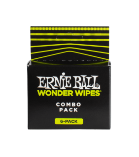 Ernie Ball Wonder Wipes Instrument Polish 6 Pack