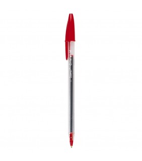 Pen Crystal Medium Red Bic Single