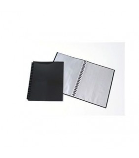 Display Book A4 Black 20 Pocket Refillable