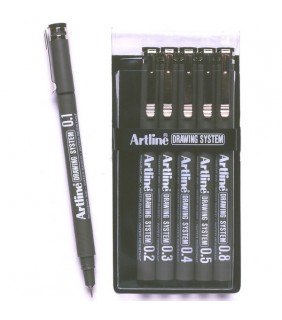 Artline Pen 230 Drawing System Wallet 6