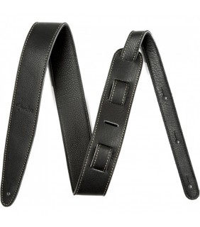 Fender Artisan Crafted Leather Strap, 2" Black